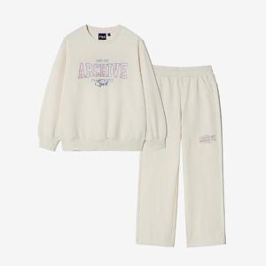 [휠라키즈]캠퍼스 라운드 셋업. (FK2FSH1301X_IVY)