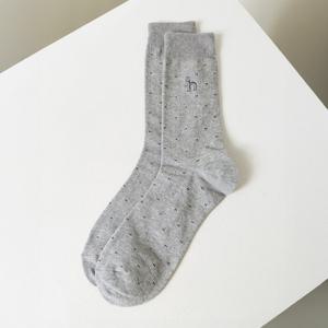 [헤지스] 남성 패턴 면혼방 장목양말 HZSS6E102G1