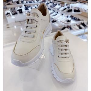 [무크]여성 밴드형 애슬래틱 스니커즈 422309 AY 아이보리a