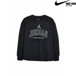 [나이키키즈(플레이키즈)]조던 노룩 롱슬리브 티셔츠 블랙 8-15세 N253TS391P