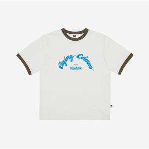 코닥 그래픽 링거 반팔티 B1 K5223ERS23 IVR NVY