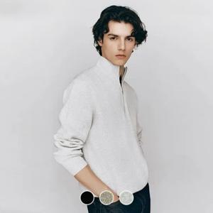 [지오다노]남성 스티치 하프집업 니트 스웨터 055504/01055504