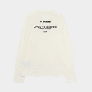 질샌더 백프린팅로고 롱슬리리브 J21GC0160 J46219 104