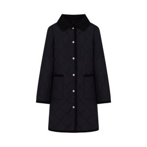 [크로커다일 레이디]니트카라 탈부착 패딩 CLEWPD208