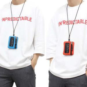 카드 현금 동전 수납 패션 찍찍이 지갑 학생 목걸이형