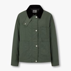 [톰보이] 코듀로이 카라배색 숏점퍼 9176113972