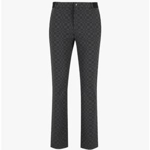 [엘르골프]남성 사각 패턴 일자핏 바지 6L11604