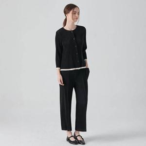 [요이츠]아웃 포켓 일자 핀턱 플리츠 팬츠_YK02WNPSL02