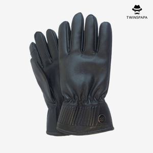 [트윈스파파] PU가죽 스마트폰 터치 방한 오토바이 장갑(P0000UAZ/블랙)