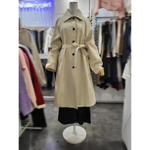 밸리걸 세이브존01 벨티드 싱글 트렌치 롱코트 811690-1