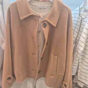 클리지 HC45 클리지  캐미시어 싱글 오버핏 재킷 CP8WJK0982F