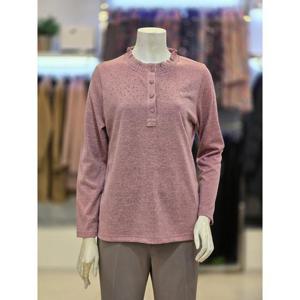 세리아 세이브존07 프릴넥 큐빅 티셔츠 253514