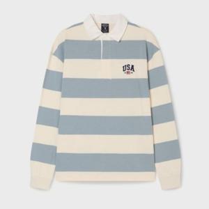 [후아유]남녀공용 USA Lugby Collar T-Shirt WHLSG2291U