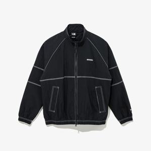 [뉴에라] 컨트라스트 스티치 나일론 재킷 블랙 (14741951)