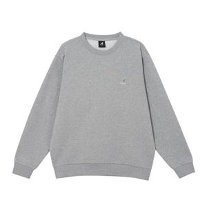 캉골 에센셜 스탠다드핏 스웨트셔츠 1801 멜란지그레이 KSECRT18010