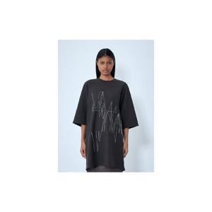 25 FW 몽클레어 여성 Jumbo T Shirt mcs0363018gry F