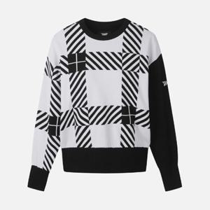 M PXG골프긴팔티 UQC PHPPW4107-94 여성 패턴 라운드넥 스웨터