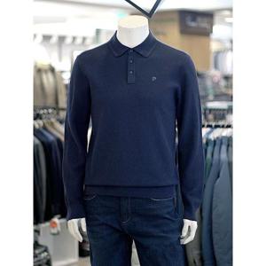 크로커다일 세이브존03 [피에르가르뎅] 남성 봄 변형 조직 카라 니트 AGPQKT1301A