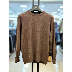 바쏘옴므 세이브존03 바쏘옴므 24FW 가을겨울 골지 라운드넥 니트 스웨터 WSAGY3GW39AA