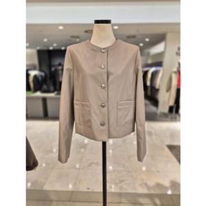 [비지트인뉴욕] 라운드넥 레더 자켓 (VC2LE71)