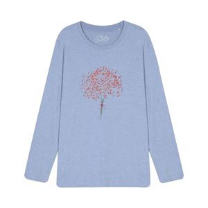 [뱅뱅]여성 라운드 프린트 긴팔 티셔츠 (NTM247)