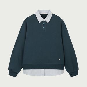 여성 오버핏 셔츠 레이어드 맨투맨_275(10560-131-214-07)