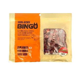 강아지간식 애견간식 빙고 소고기 큐브 400g 10팩 1타