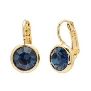 오스트리아 크리스탈 골드 8mm 몬타나 귀걸이