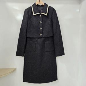 숲 DP01 칼라  버튼 투인원 원피스 SAAOPM1