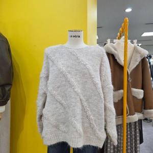 르피타 DP01 사선부클니트 L261USW103