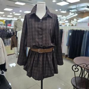 오버톤 DP01 체크카라원피스 KDDI700