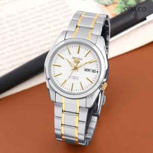 세이코5 SNKL47K1 오토매틱 데이데이트 아날로그 클래식 남자 메탈 시계 d