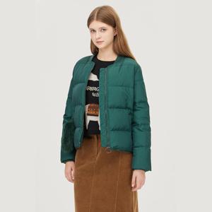 [베네통] 퍼 키링 집업 덕다운 패딩 BAPDE1561