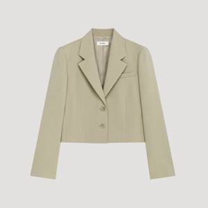 [시스티나]25 SS 싱글 크롭 셋업 자켓 AWSJKP11030