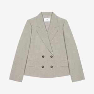 [씨]체크 더블 버튼 자켓 - SKJAD1116