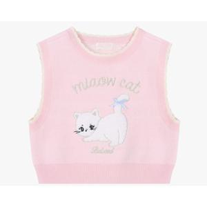 [로엠걸즈(아동)]캐릭터 스웨터 조끼 RGVK25W1P