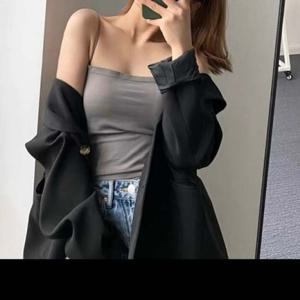 다양한 코디 끈나시 튜브탑 ST5022 나시 티셔츠 반팔