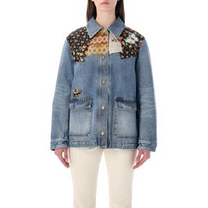 발렌티노 가라바니 데님 자켓 8B3DC03S9YB 558 BLUE