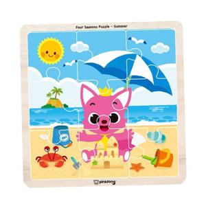 JMds 아이넷 원목퍼즐 핑크퐁 퍼즐 사계절 (여름)