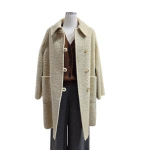 [쥬크]울 블렌디드 부클 하프 코트  Z254MSG535