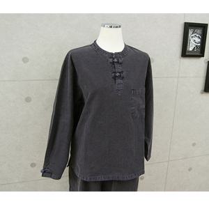 메밀꽃 피는날 남녀 공용 기본 9부 소매 상의 생활한복