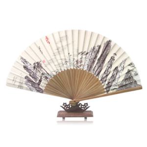 [박씨상방] (국내제작)고급모시 접부채(금강산) 부채집