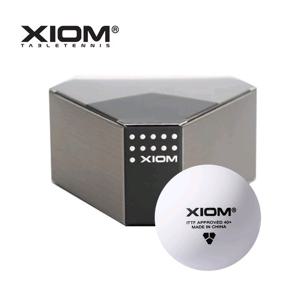엑시옴 ITTF 경기용 40＋심리스 탁구공(3입)플라스틱볼
