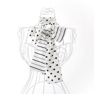 아트박스/더로라 리본타이 - 돗드스트라이프 콤비 S6032