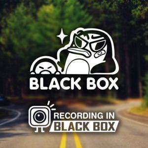 블랙박스 펭키 / 자동차스티커 초보운전 반사시트지