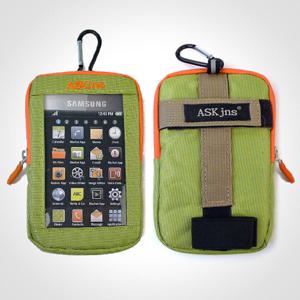 [아바마루진]클라이밍 카라비너 스마트폰 터치 케이스 그린