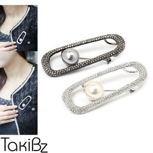 [타키비즈] 클리프 진주 브로치