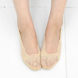 차밍 레이스 실리콘 덧신 페이크삭스 면덧신