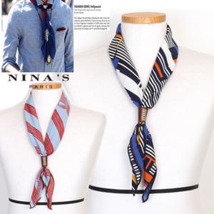 S/S 기하학남자코디 가죽홀더스카프(6SH479)