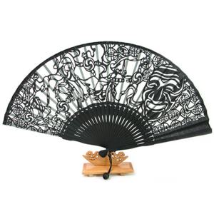 [박씨상방] 고급 실크접부채 검(하회탈)+부채집증정